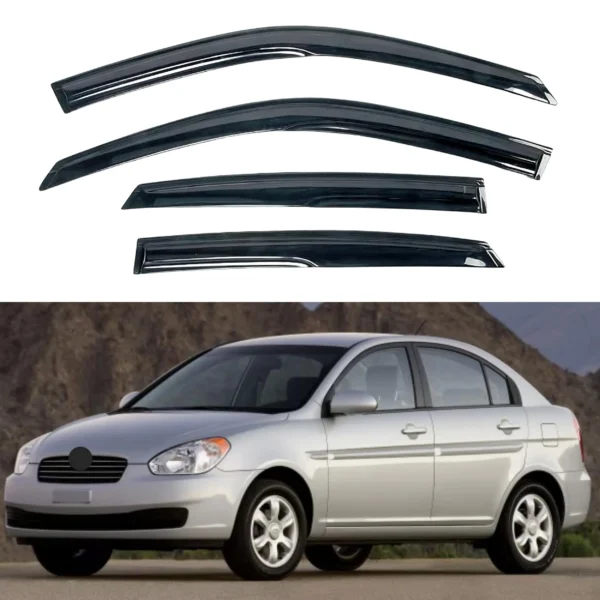 מגני רוח  יונדאי אקסנט 2006 +