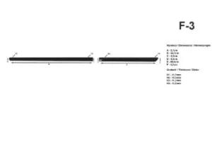 פסי קישוט טויוטה ראב 4